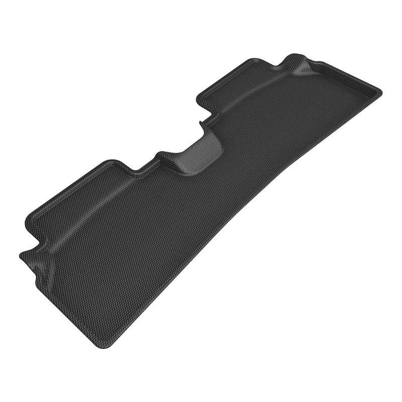 Hyundai Kona Electric Floor Mat - Rear - 3D MAXpider - Kagu Black R2 - Black - `24-`26